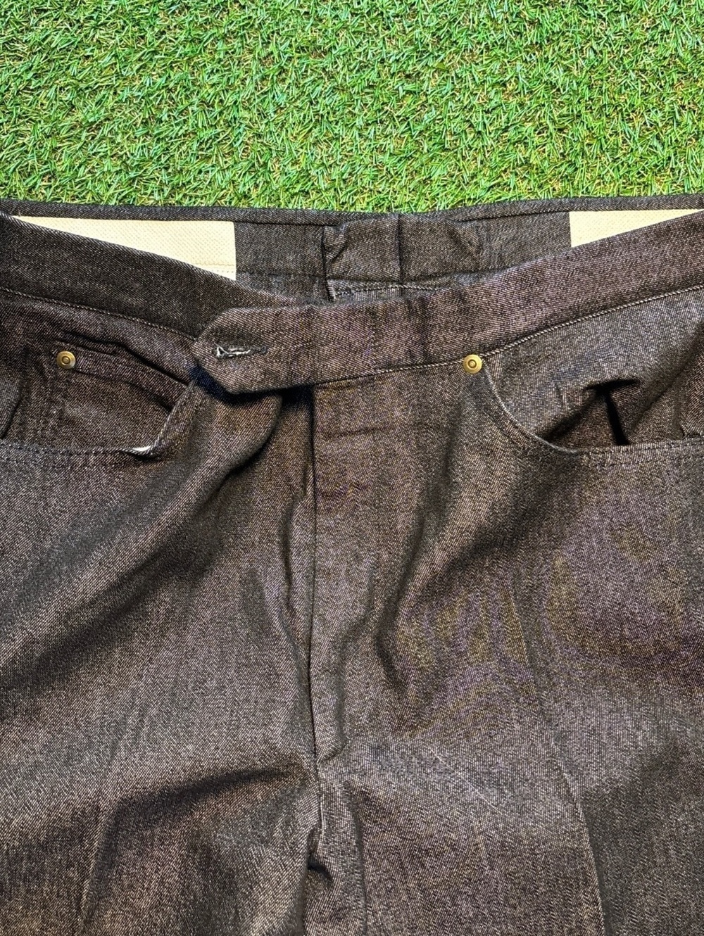 1980s black denim jeans